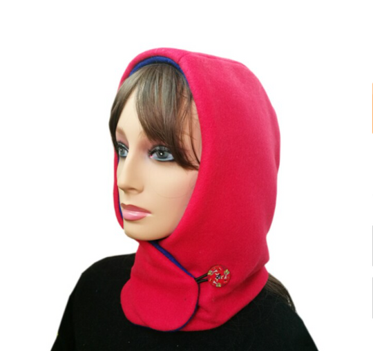 Écharpe à Capuche Unisexe Pratique pour Hiver, Cagoule Polyvalente et Ajustable 1