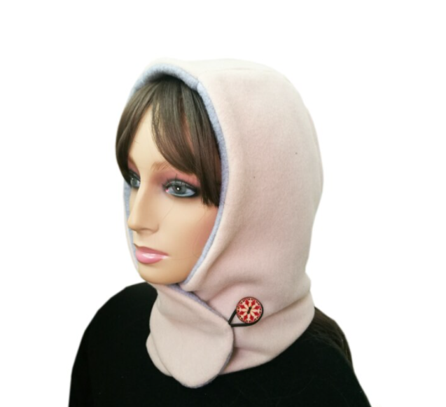 Écharpe à Capuche Unisexe Pratique pour Hiver, Cagoule Polyvalente et Ajustable 7