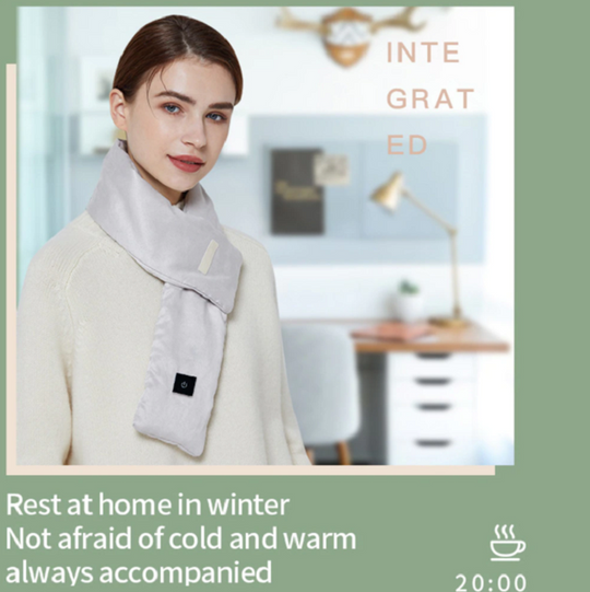 Écharpe d'Hiver Chauffante Unisexe avec Poches Pratiques 8