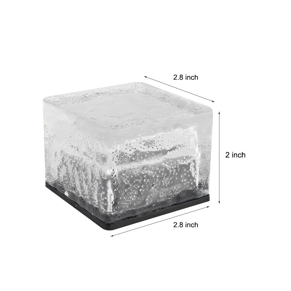 Éclairage Extérieur Solaire Carré Intelligent Luminaire Moderne pour Jardin et Terrasse 6