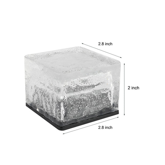 Éclairage Extérieur Solaire Carré Intelligent Luminaire Moderne pour Jardin et Terrasse 6