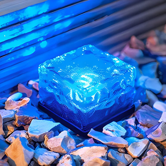 Éclairage Extérieur Solaire Carré Intelligent Luminaire Moderne pour Jardin et Terrasse 9
