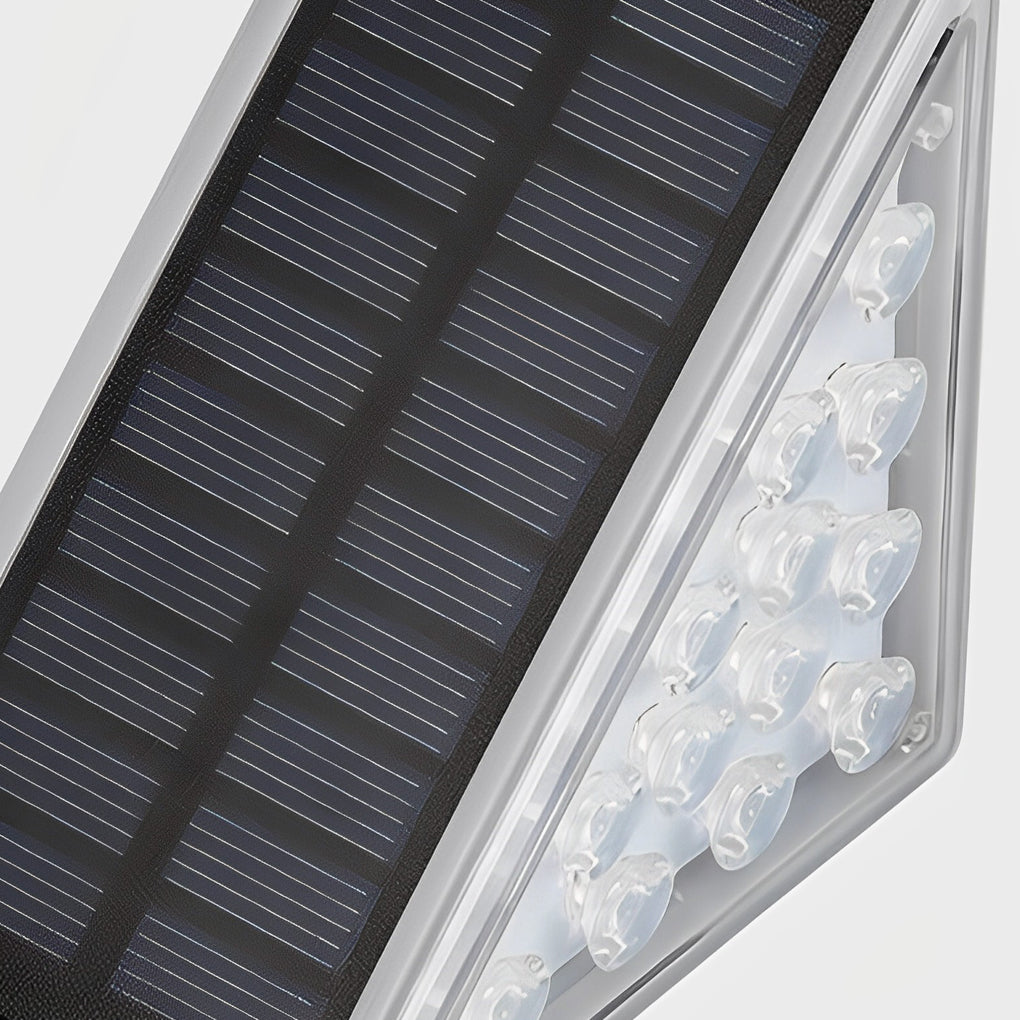 Éclairage Solaire Extérieur d'Escalier Triangulaire Intelligent avec Autonomie Nocturne 8