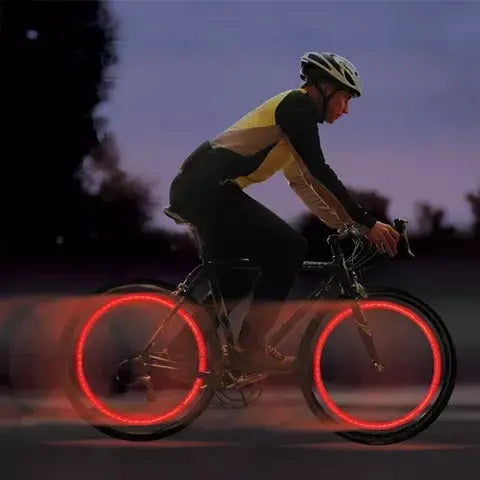 Éclairage Vélo LED Automatique Compact pour Balades Nocturnes - Lampe Vélo Puissante avec Activation au Mouvement 8