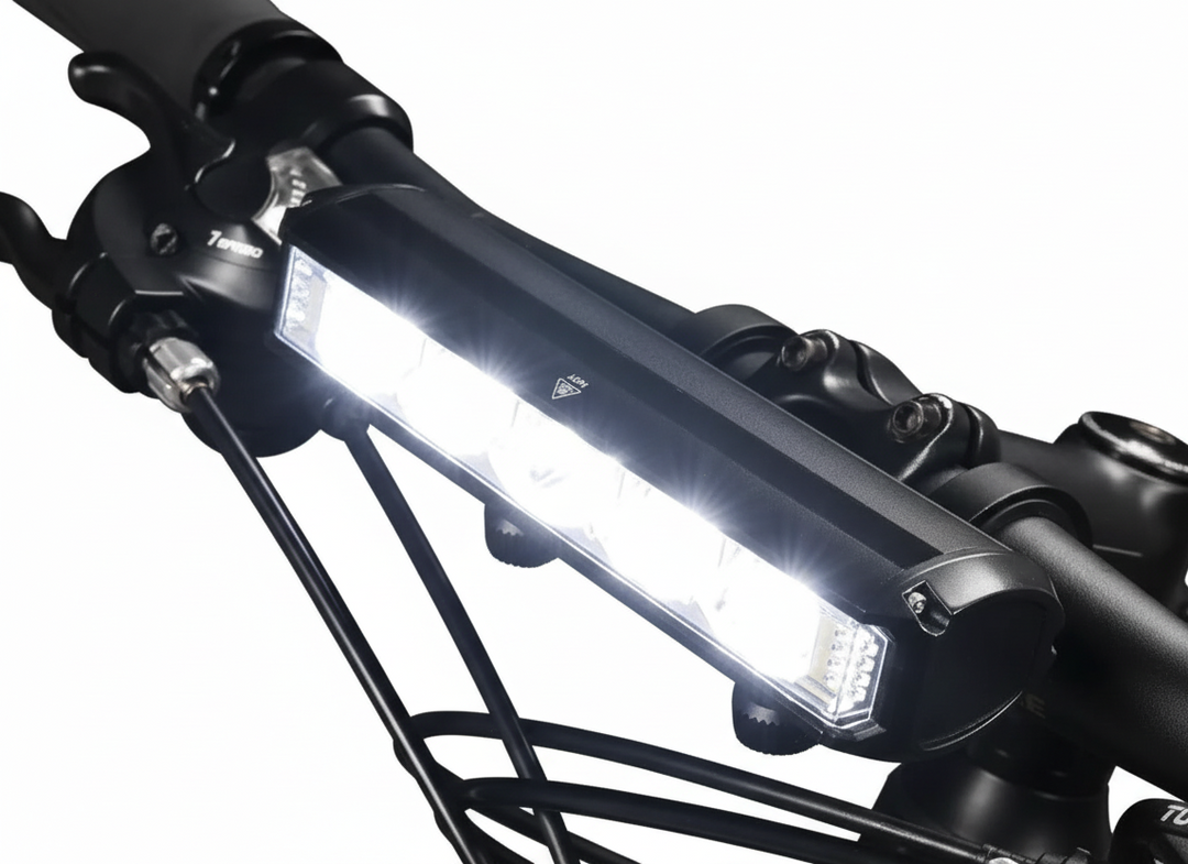 Éclairage Vélo LED Multifonctionnel Énergétique avec Modes Puissants et Résistance à l'Eau IPX6 0