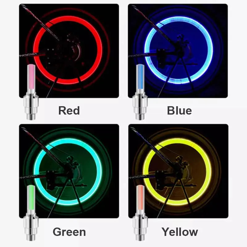 Éclairage de Valve de Vélo LED Automatique 1