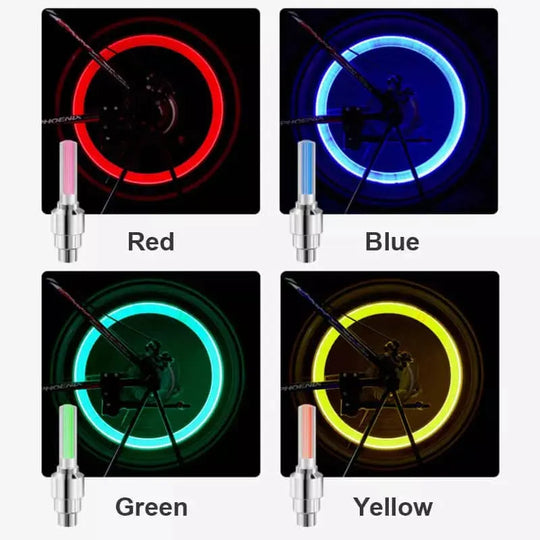 Éclairage de Valve de Vélo LED Automatique 1
