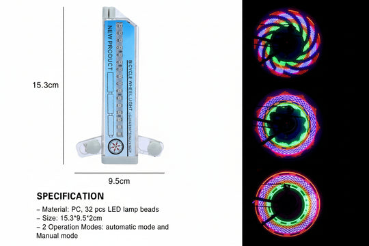 Éclairages de Vélo LED Multicolores 0