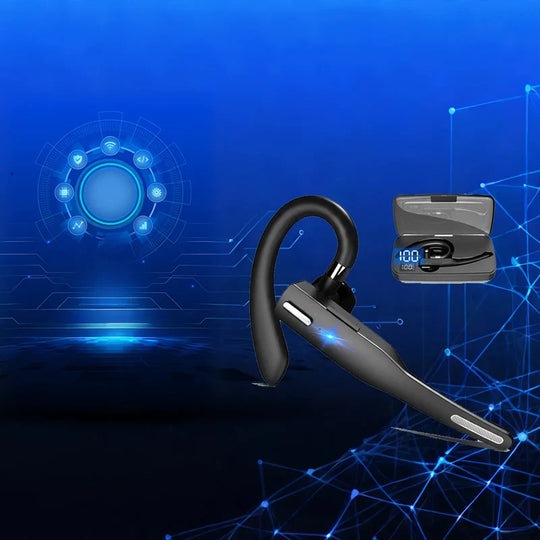 Écouteur Bluetooth Mono avec Réduction de Bruit pour Homme 1