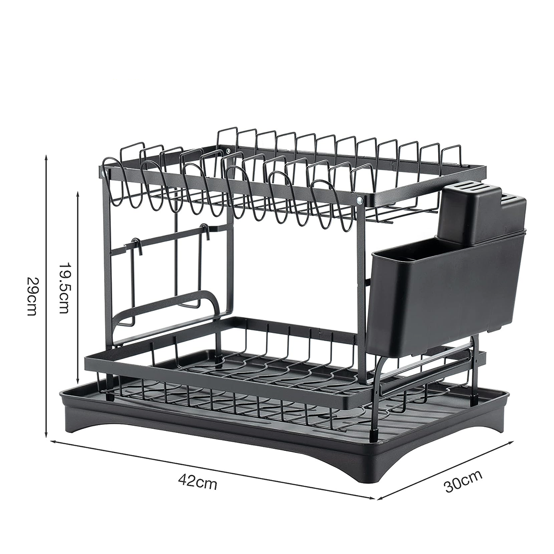 Égouttoir À Vaisselle Multifonctionnel Pratique À 2 Niveaux 4
