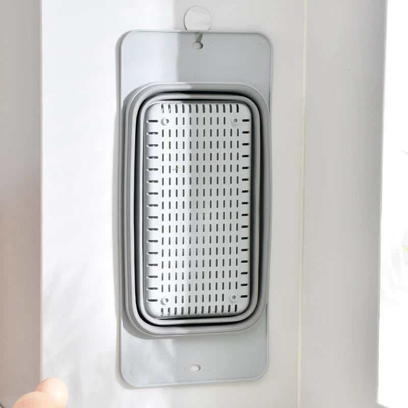 Égouttoir Pliable Multifonction Avec Passoire Intégrée 2