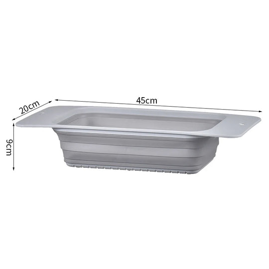 Égouttoir Pliable Multifonction Avec Passoire Intégrée 3