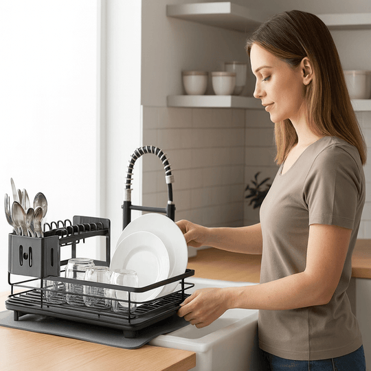 Égouttoir à Vaisselle Pliable pour Cuisine Moderne 4
