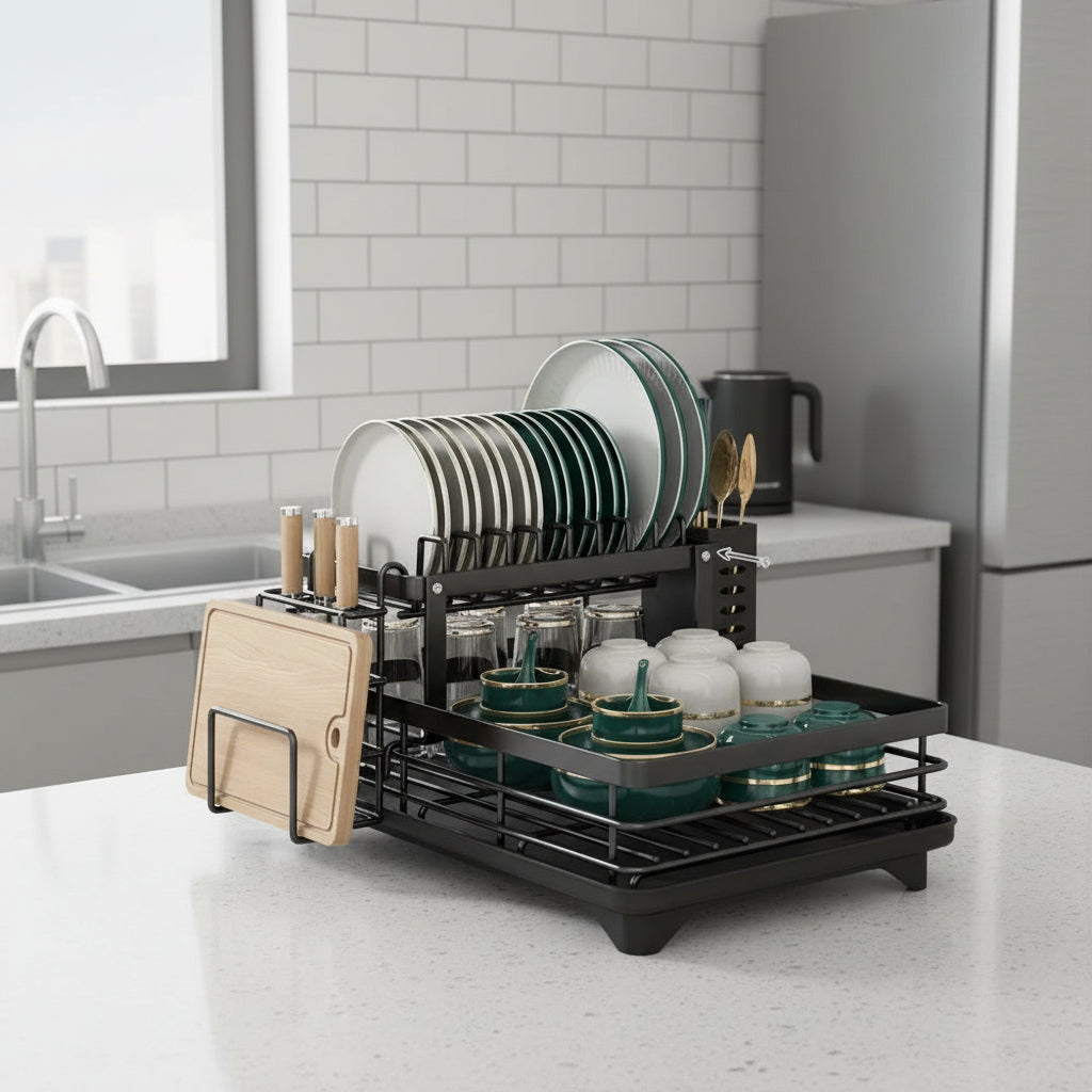 Égouttoir à Vaisselle Pliable pour Cuisine Moderne 6
