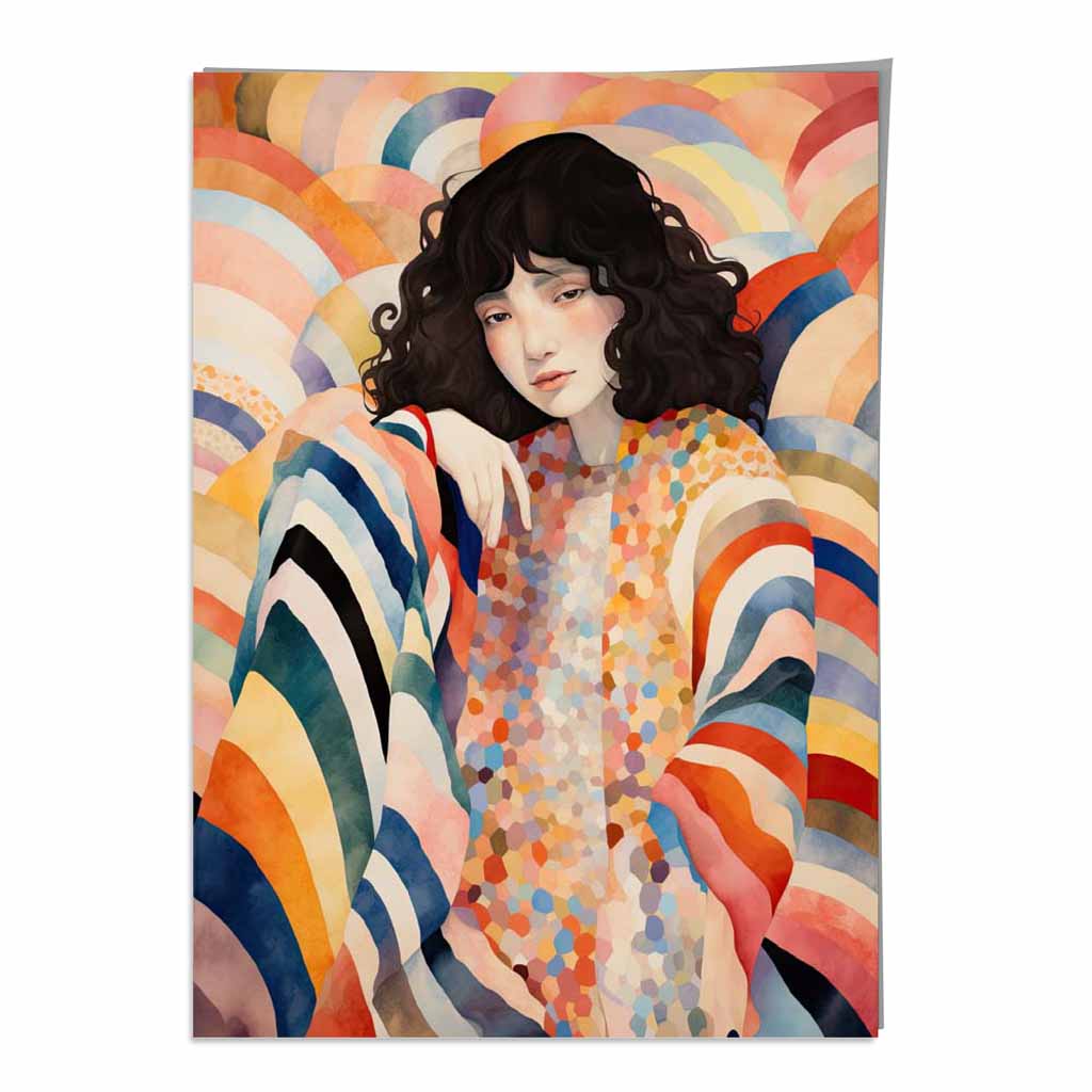 Élévateur à Bol Abstrait Coloré pour Femme 0