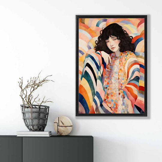 Élévateur à Bol Abstrait Coloré pour Femme 1