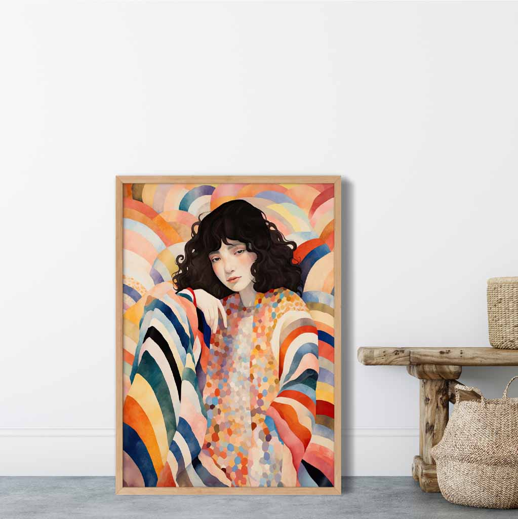 Élévateur à Bol Abstrait Coloré pour Femme 5