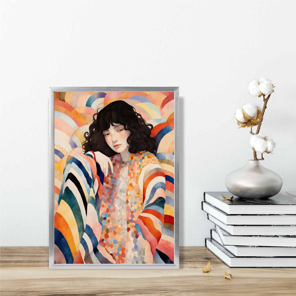 Élévateur à Bol Abstrait Coloré pour Femme 6