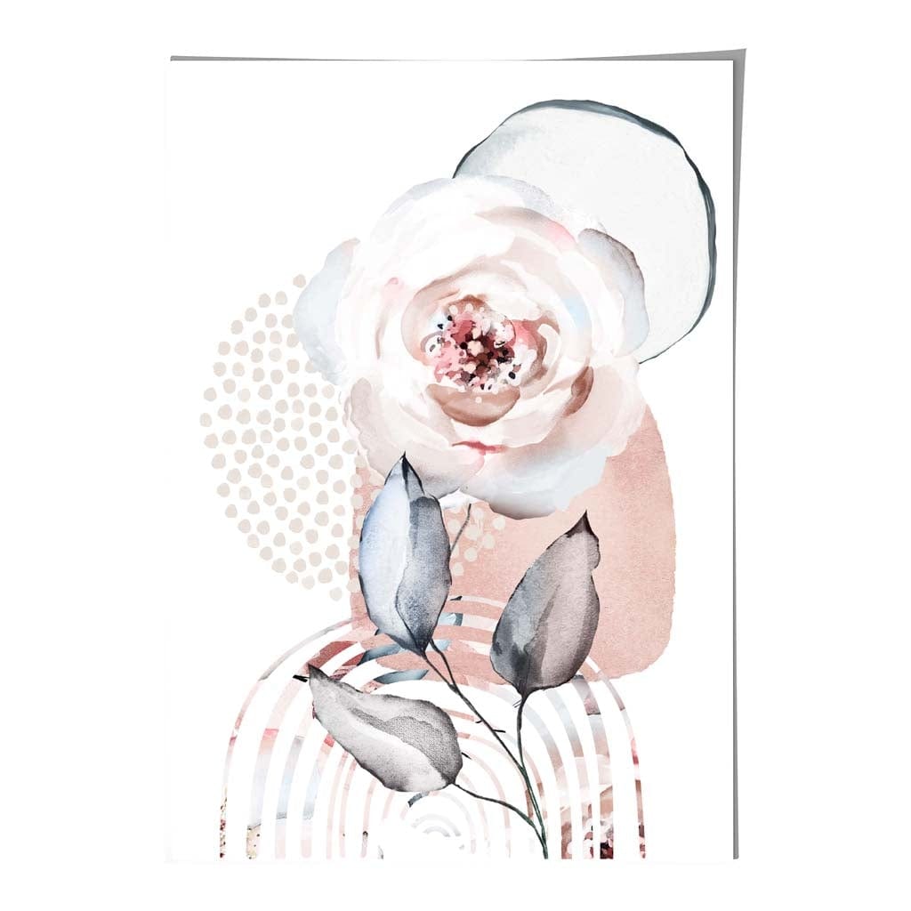 Élévateur à Bol avec Design Abstrait Floral 0