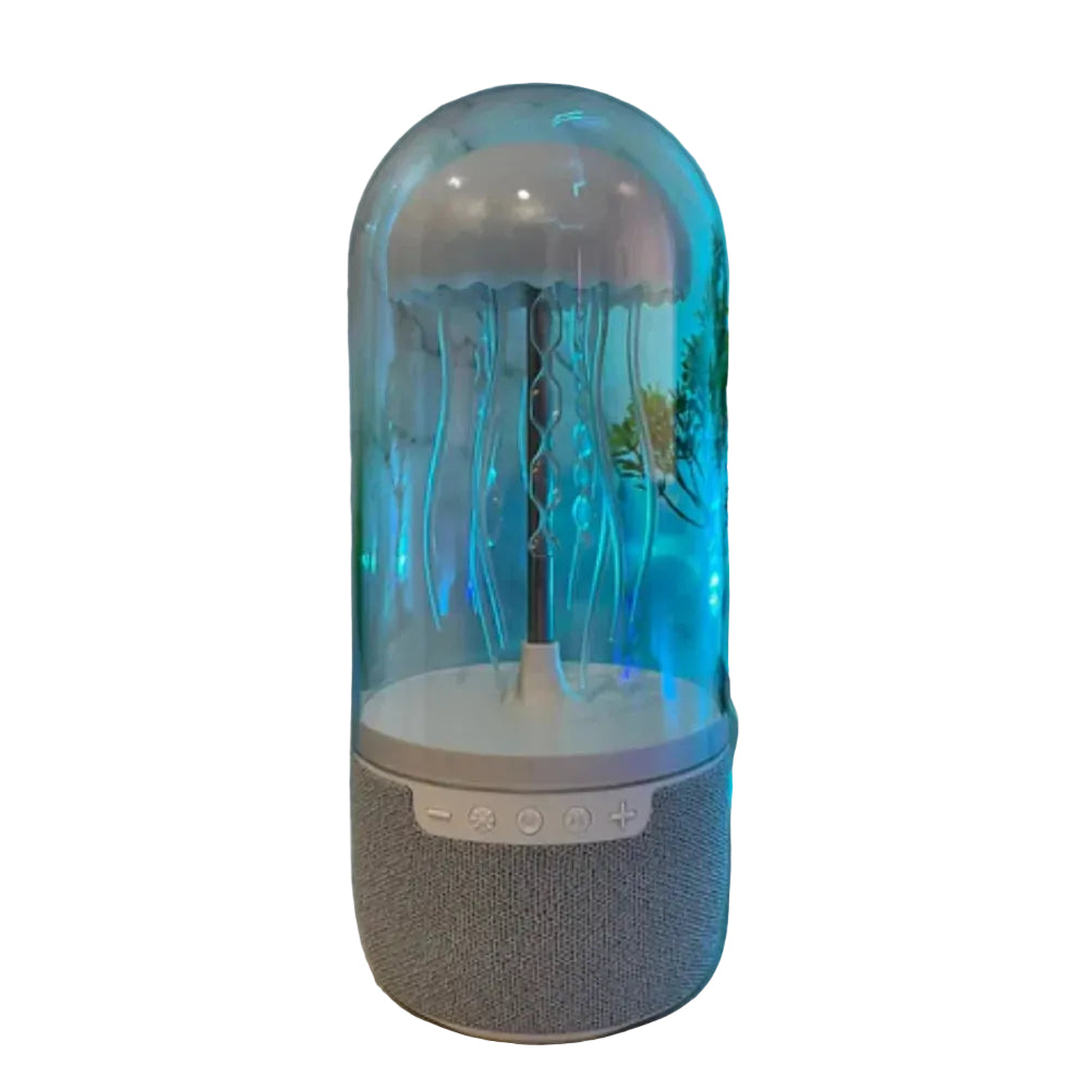 Enceinte Bluetooth Lumineuse Connectée Méduse avec Effets Néon 0