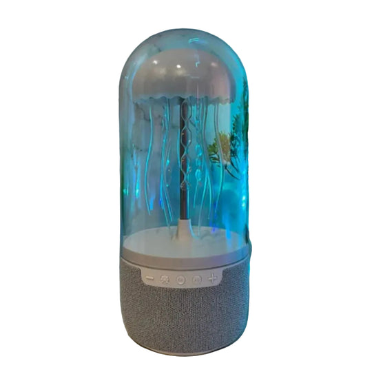 Enceinte Bluetooth Lumineuse Connectée Méduse avec Effets Néon 0