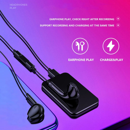 Enregistreur Vocal Portable 64 Go Compact 3