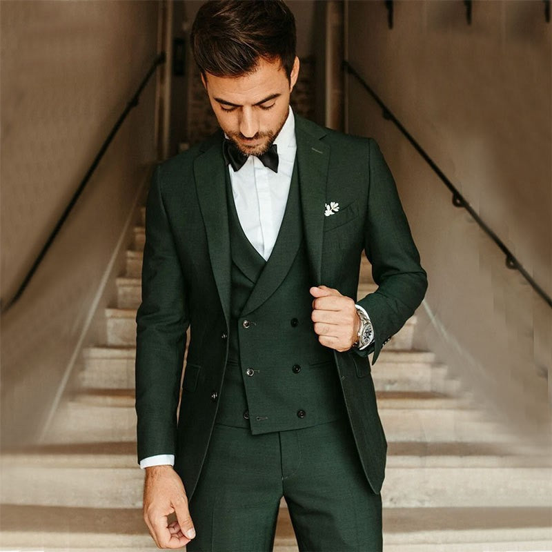 Ensemble 3 Pièces pour Hommes Blazer, Veste et Pantalon 2