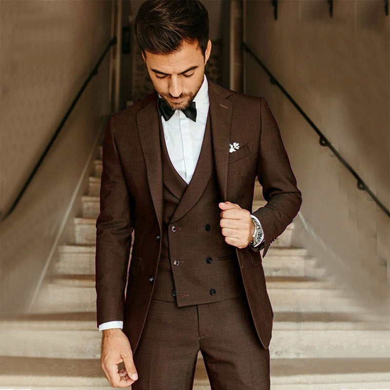 Ensemble 3 Pièces pour Hommes Blazer, Veste et Pantalon 3