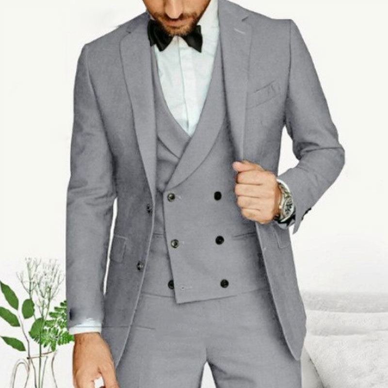 Ensemble 3 Pièces pour Hommes Blazer, Veste et Pantalon 5