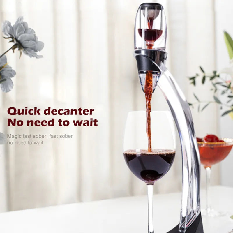 Ensemble Aérateur de Vin avec Carafe et Verseur pour Dégustation Optimale 3