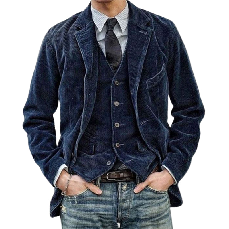 Ensemble Blazer et Gilet en Corde pour Hommes 0