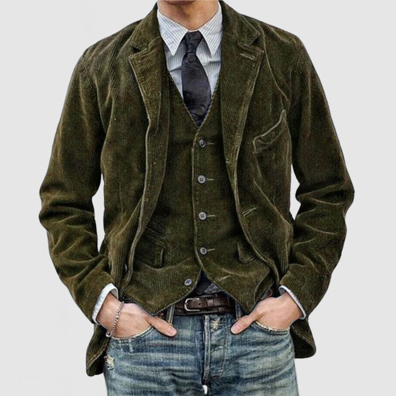 Ensemble Blazer et Gilet en Corde pour Hommes 1