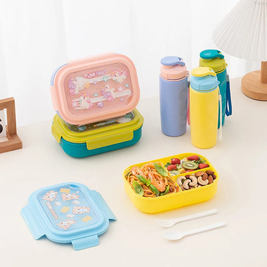 Ensemble Boîte à Bento Enfant Thème Licorne 3