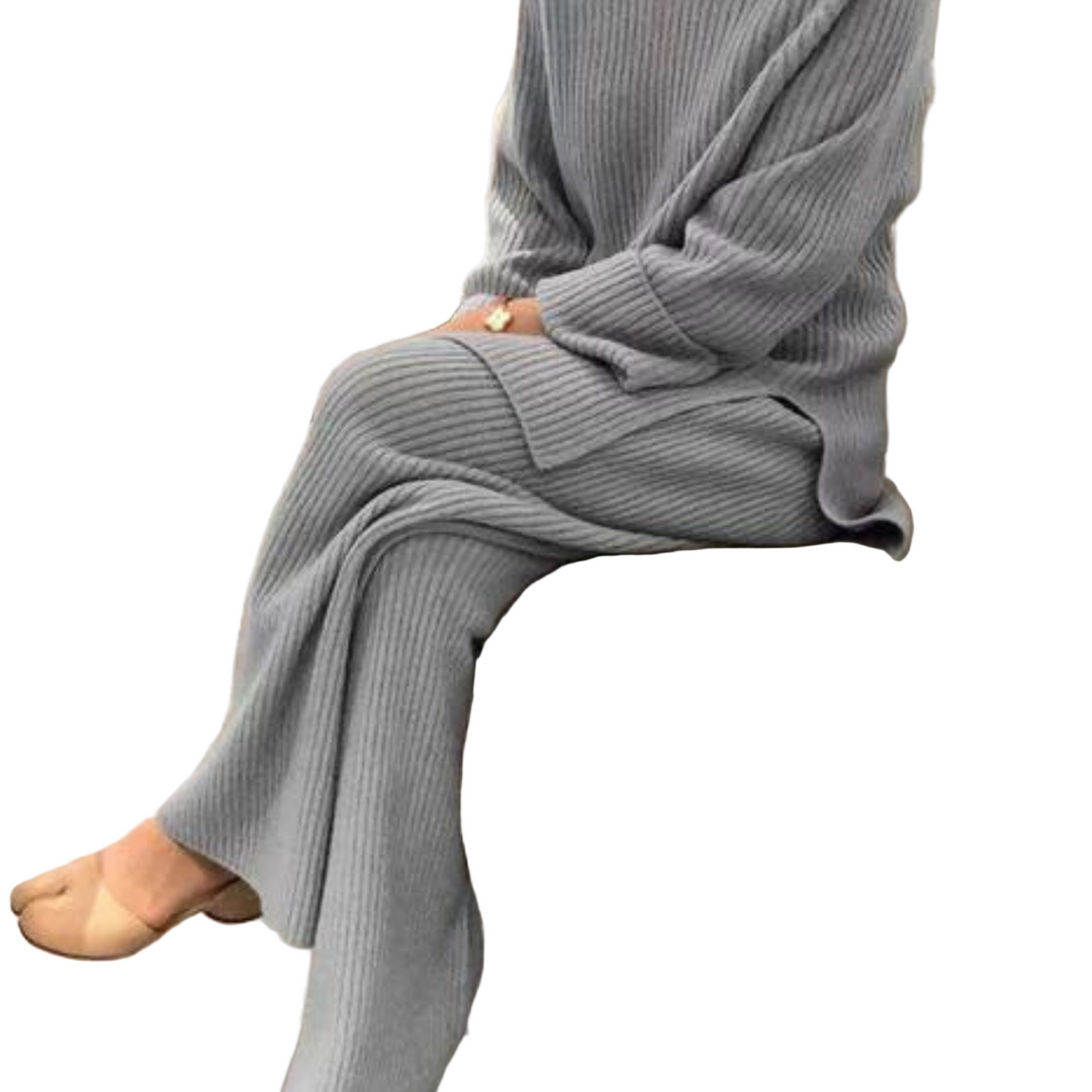 Ensemble Décontracté Femme - Pull Tricoté et Pantalon 0