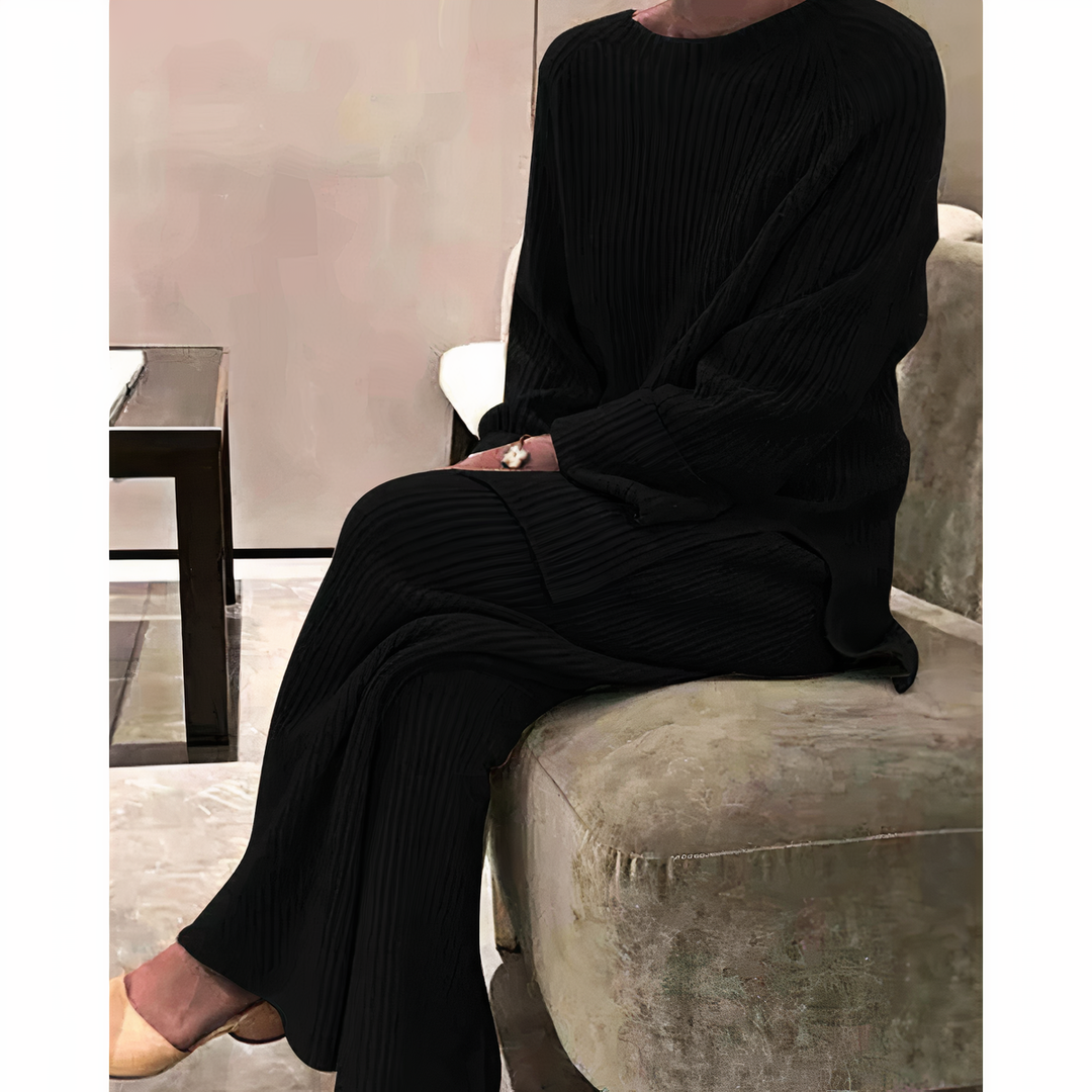 Ensemble Décontracté Femme - Pull Tricoté et Pantalon 1