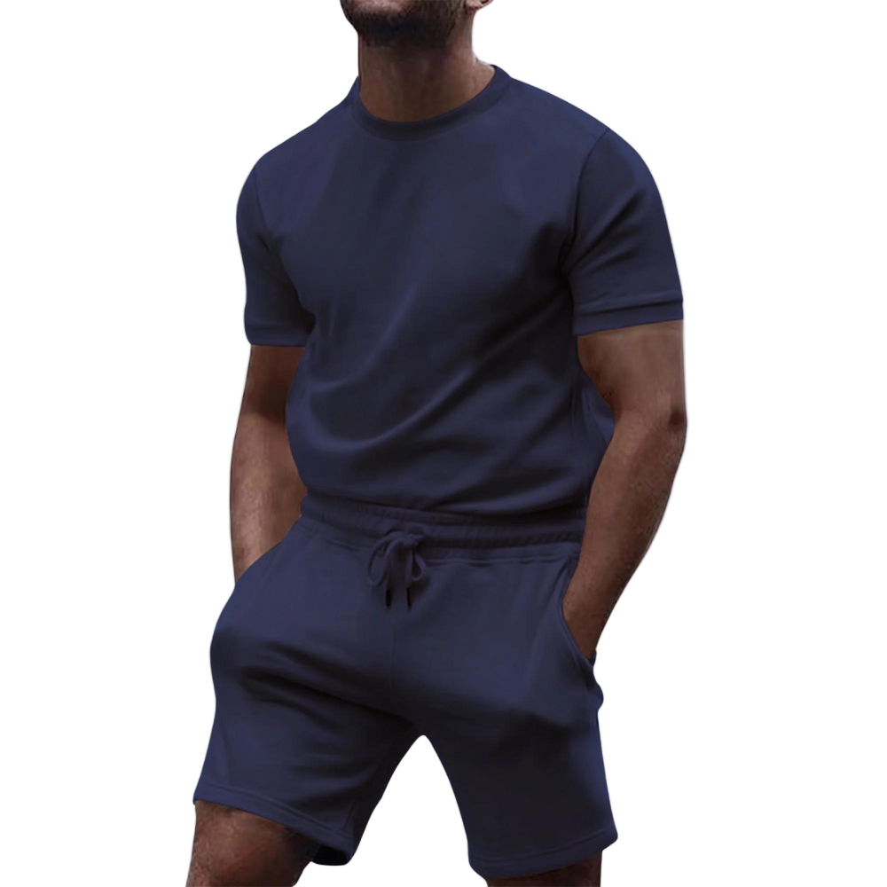 Ensemble Décontracté pour Hommes T-shirt Surdimensionné et Short 0