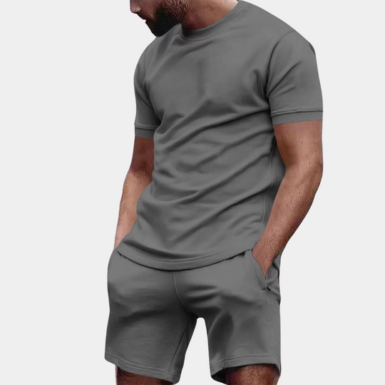 Ensemble Décontracté pour Hommes T-shirt Surdimensionné et Short 3