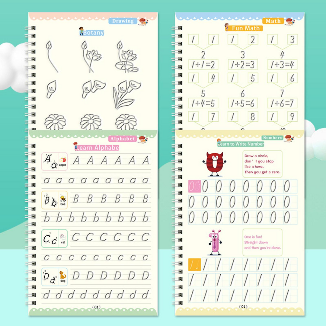 Ensemble Éducatif Complet Pour Enfants - Cahiers d'Apprentissage Interactifs 7