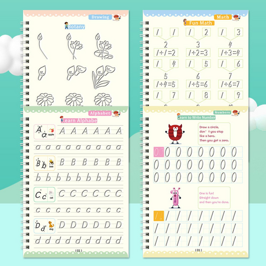 Ensemble Éducatif Complet Pour Enfants - Cahiers d'Apprentissage Interactifs 7