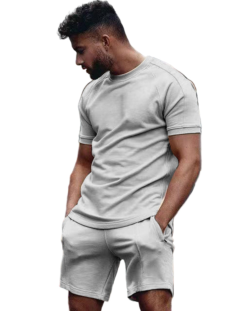 Ensemble Été Homme T-shirt et Short Classique 0