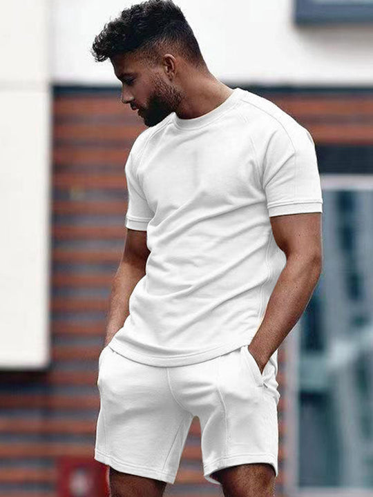 Ensemble Été Homme T-shirt et Short Classique 6