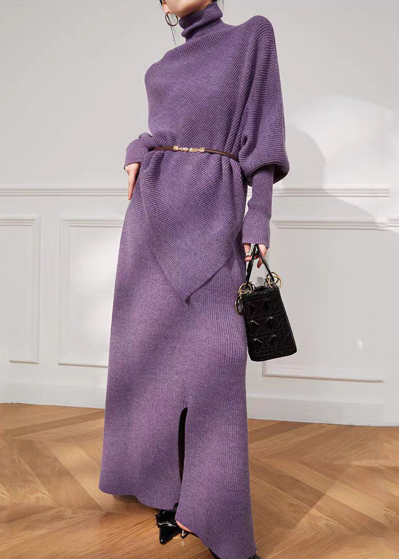 Ensemble Femme Deux Pièces Asymétrique Col Haut 2