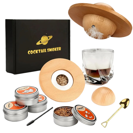 Ensemble Fumoir à Cocktail pour Amateurs de Whisky 0