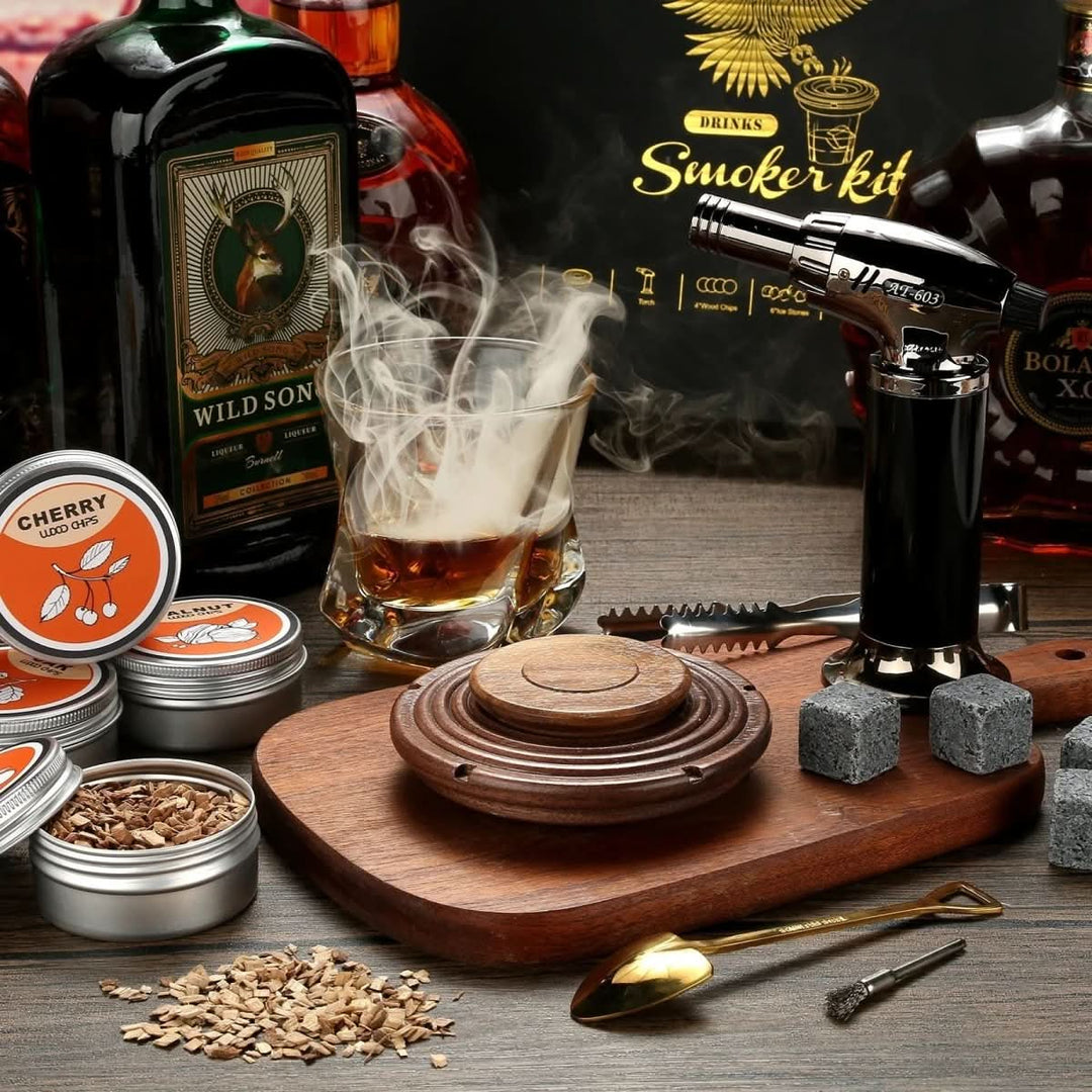 Ensemble Fumoir à Cocktail pour Amateurs de Whisky 1