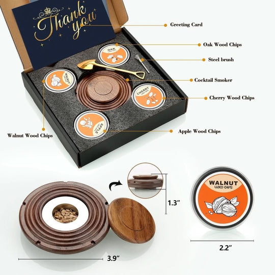 Ensemble Fumoir à Cocktail pour Amateurs de Whisky 2