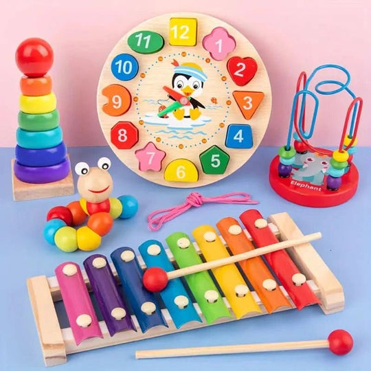 Ensemble Montessori 5-en-1 pour Bébé 2