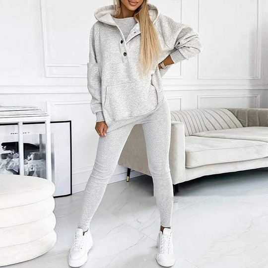Ensemble Salon Trois Pièces Décontracté Pour Femme Chic 0