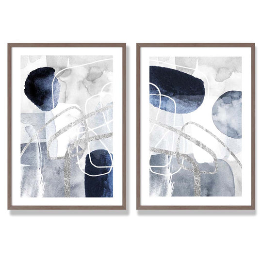 Ensemble d'Art Abstrait Encadré pour Décoration Moderne 7