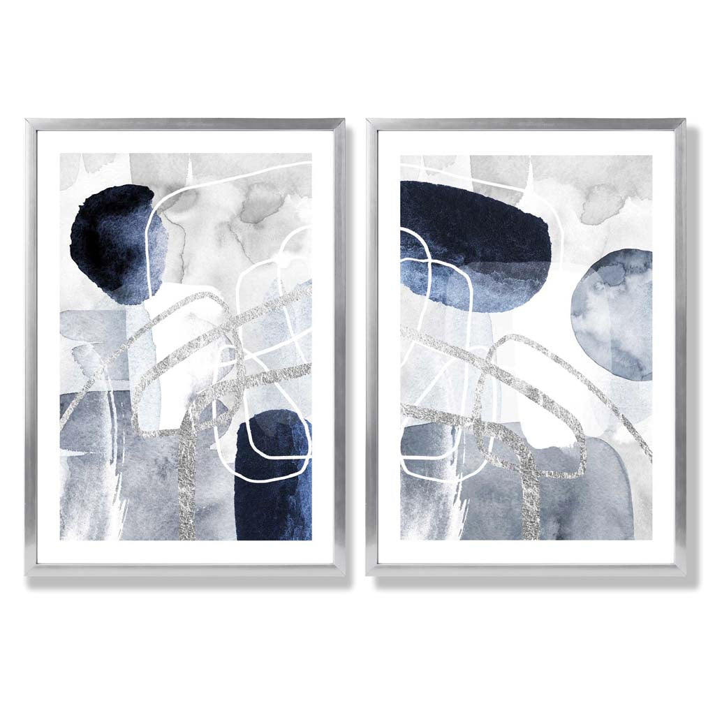 Ensemble d'Art Abstrait Encadré pour Décoration Moderne 9