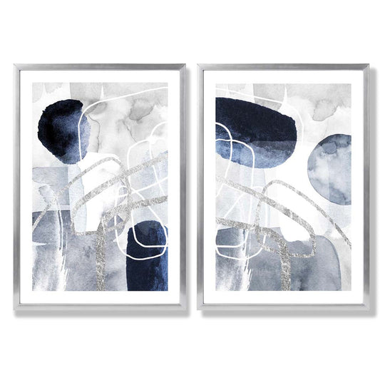 Ensemble d'Art Abstrait Encadré pour Décoration Moderne 9